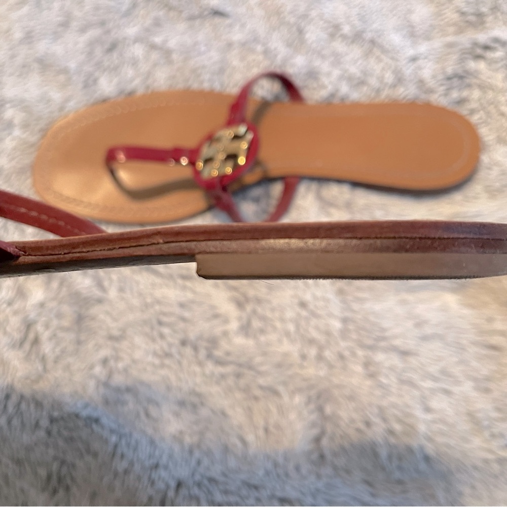 Timeless Versatile Sandals - Red Patent Leather